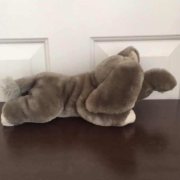 Cuddly Elephant Stuffed Animal Gray White Soft Kid's Toy - Picture 2 of 9